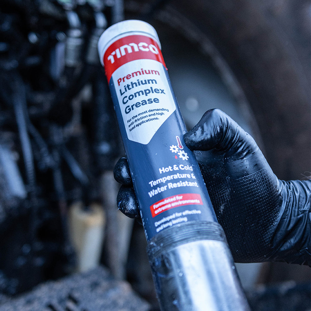 TIMCO Premium Lithium Complex Grease, High Pressure, Very High Temperature Red Grease Cartridge - 400g - Image