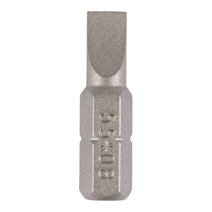 TIMCO Slotted Driver Bit S2 Grey - 5.5 x 0.8 x 25 - Image