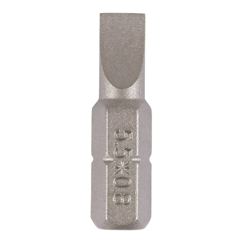 TIMCO Slotted Driver Bit S2 Grey - 5.5 x 0.8 x 25 - Image