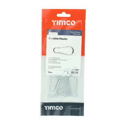 TIMCO Carbine Hooks Silver - 5mm - Image
