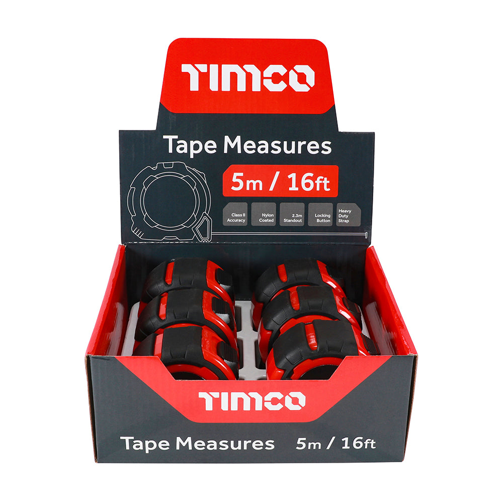TIMCO Tape Measure - 5m/16ft x 25mm - Image