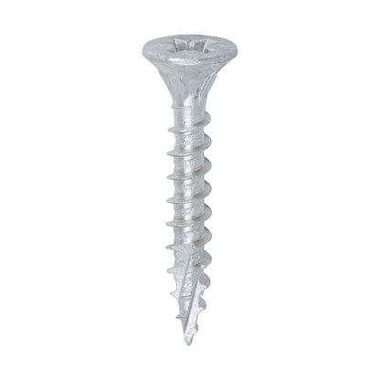 TIMCO C2 Exterior Multi-Purpose Premium Countersunk Silver Woodscrews - 6.0 x 40 - Image
