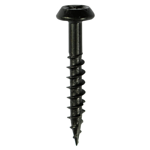 TIMCO Rainwater Bracket Exterior Black Screws - 6.0 x 40 - Image