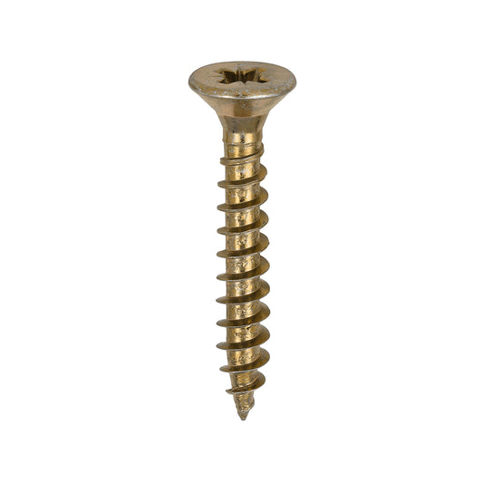 TIMCO Solo Countersunk Gold Woodscrews - 6.0 x 40 - Image