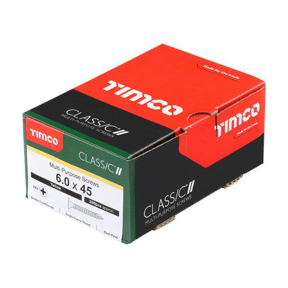 TIMCO Classic Multi-Purpose Countersunk Gold Woodscrews - 6.0 x 45 - Image