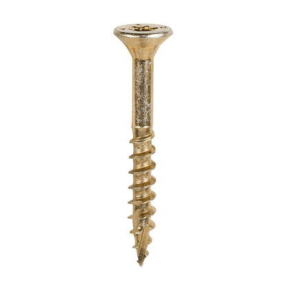 TIMCO C2 Clamp-Fix Multi-Purpose Premium Countersunk Gold Woodscrews - 6.0 x 50 - Image