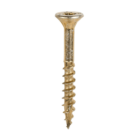 TIMCO C2 Clamp-Fix Multi-Purpose Premium Countersunk Gold Woodscrews - 6.0 x 50 - Image