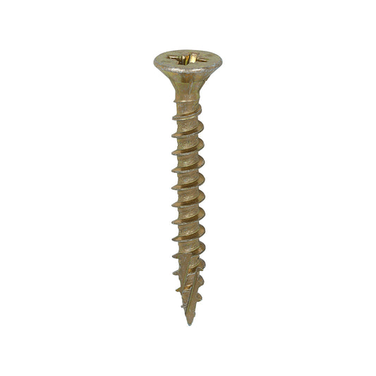 TIMCO C2 Strong-Fix Multi-Purpose Premium Countersunk Gold Woodscrews - 6.0 x 50 - Image