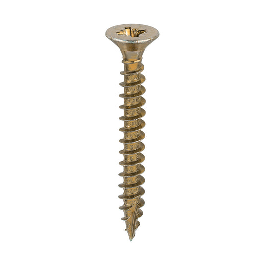 TIMCO Classic Multi-Purpose Countersunk Gold Woodscrews - 6.0 x 50 - Image