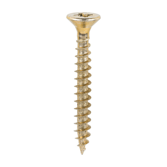 TIMCO Solo Countersunk Gold Woodscrews - 6.0 x 50 - Image