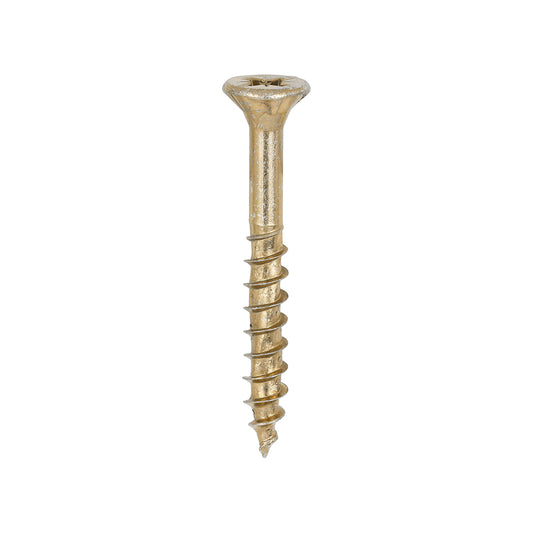 TIMCO Velocity Premium Multi-Use Countersunk Gold Woodscrews - 6.0 x 50 - Image
