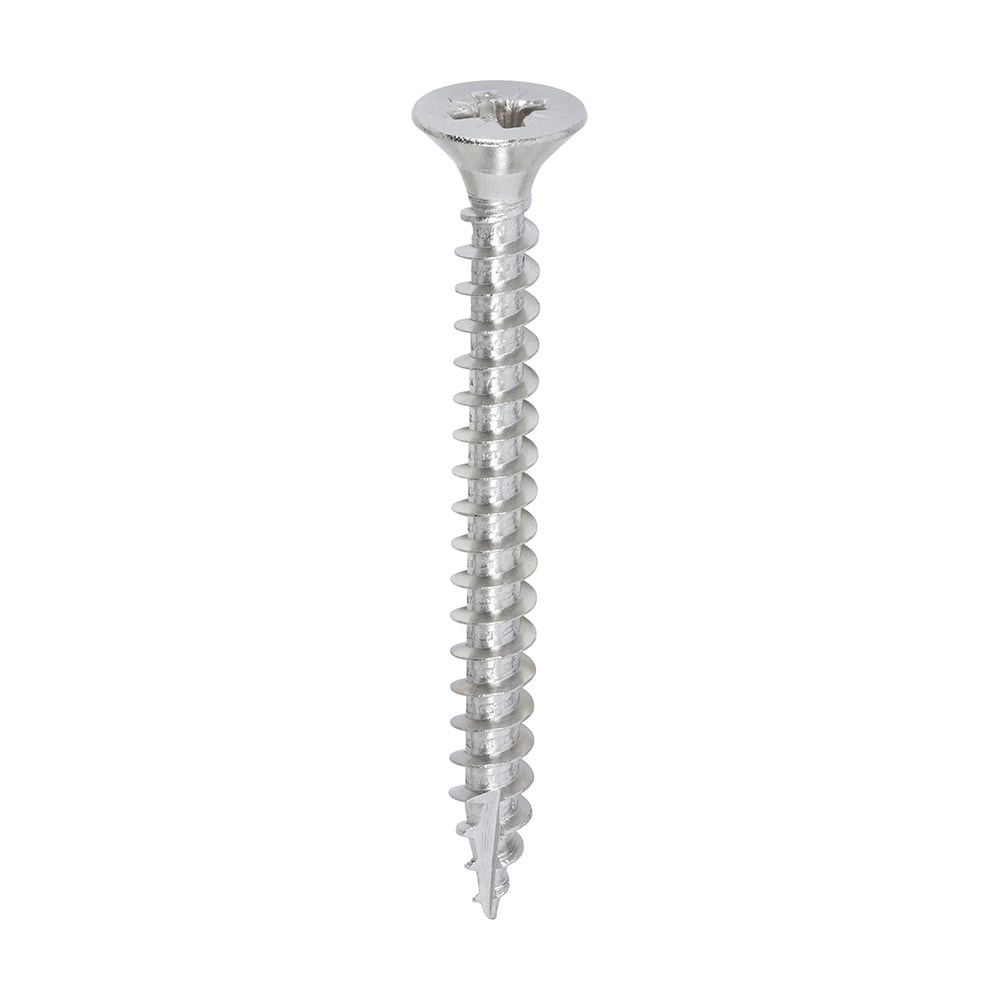 TIMCO Classic Multi-Purpose Countersunk A2 Stainless Steel Woodcrews - 6.0 x 60 - Image