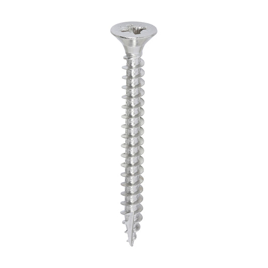 TIMCO Classic Multi-Purpose Countersunk A2 Stainless Steel Woodcrews - 6.0 x 60 - Image