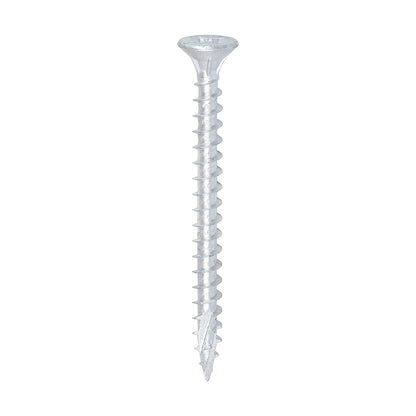 TIMCO C2 Exterior Multi-Purpose Premium Countersunk Silver Woodscrews - 6.0 x 70 - Image