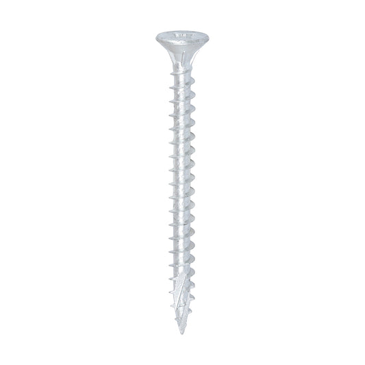 TIMCO C2 Exterior Multi-Purpose Premium Countersunk Silver Woodscrews - 6.0 x 70 - Image