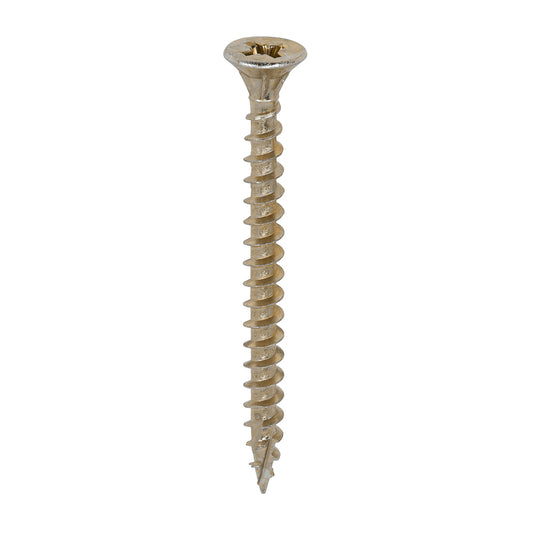 TIMCO C2 Strong-Fix Multi-Purpose Premium Countersunk Gold Woodscrews - 6.0 x 70 - Image
