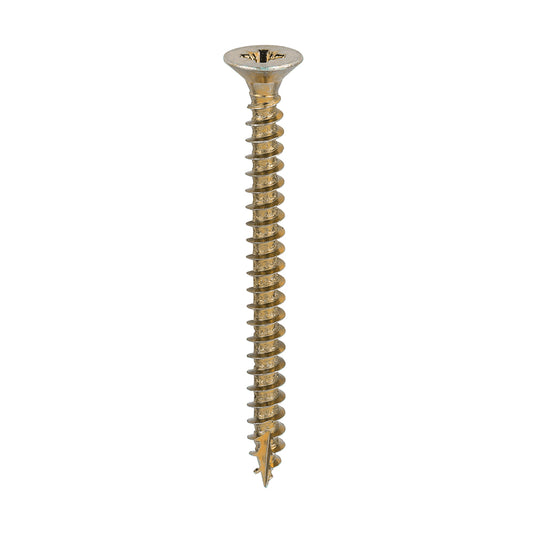 TIMCO Classic Multi-Purpose Countersunk Gold Woodscrews - 6.0 x 70 - Image