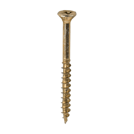 TIMCO Velocity Premium Multi-Use Countersunk Gold Woodscrews - 6.0 x 70 - Image