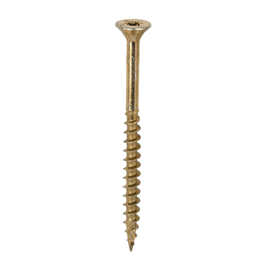 TIMCO C2 Clamp-Fix Multi-Purpose Premium Countersunk Gold Woodscrews - 6.0 x 80 - Image