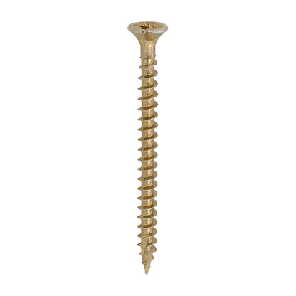 TIMCO C2 Strong-Fix Multi-Purpose Premium Countersunk Gold Woodscrews - 6.0 x 80 - Image