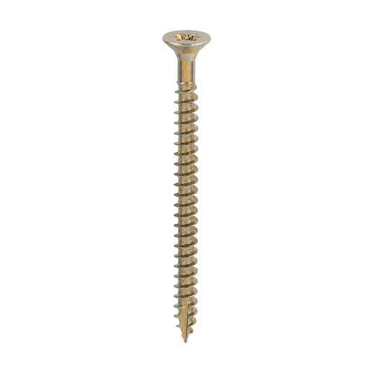 TIMCO Classic Multi-Purpose Countersunk Gold Woodscrews - 6.0 x 80 - Image