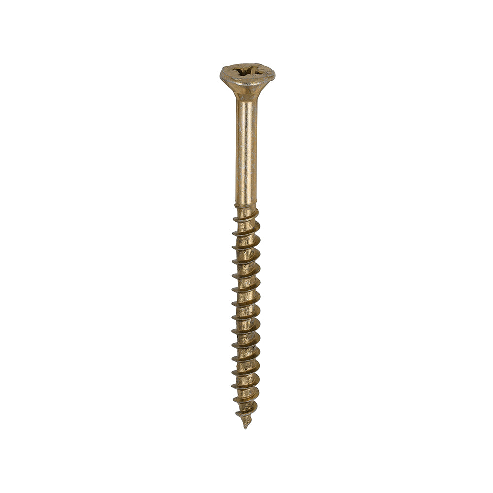 TIMCO Velocity Premium Multi-Use Countersunk Gold Woodscrews - 6.0 x 80 - Image