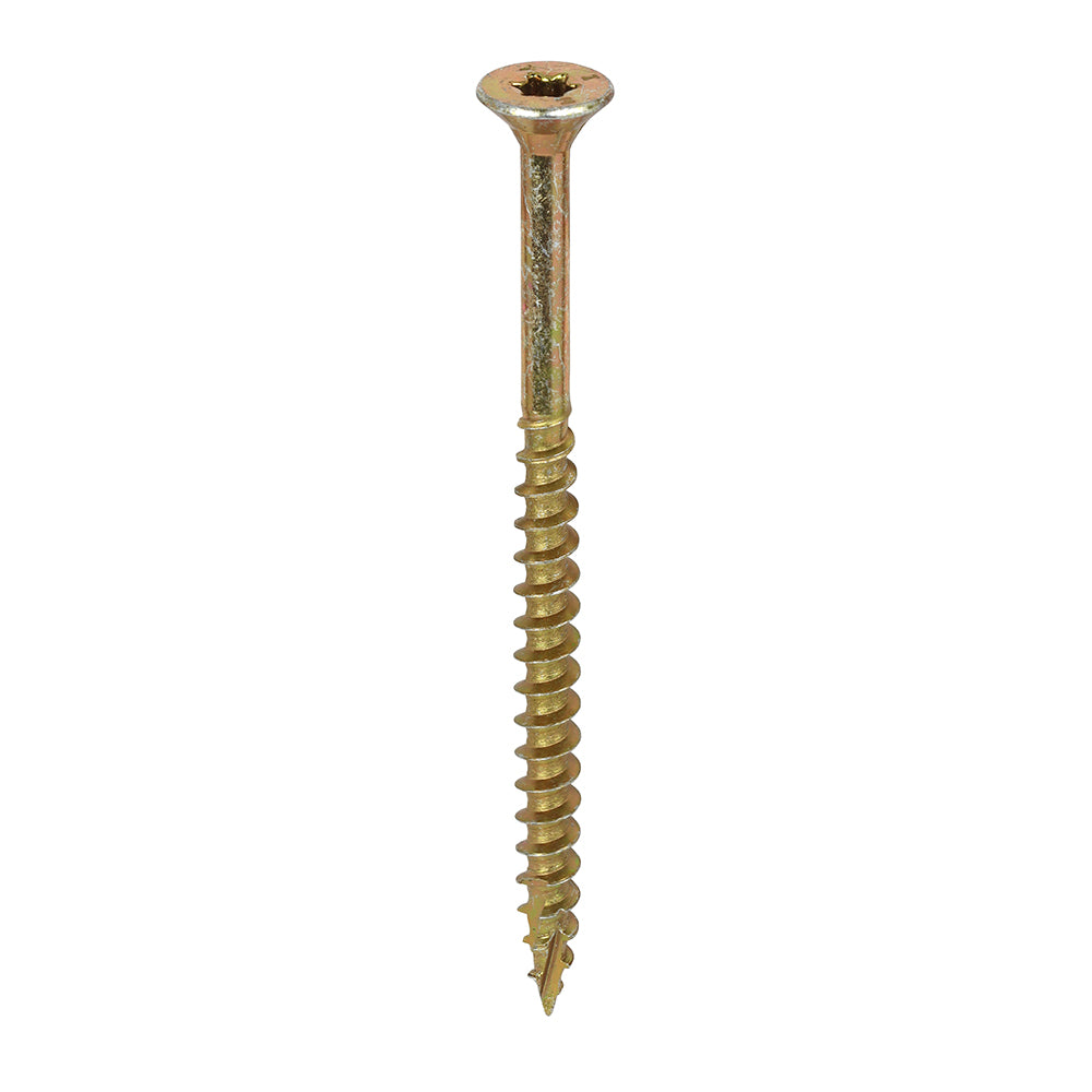TIMCO C2 Clamp-Fix Multi-Purpose Premium Countersunk Gold Woodscrews - 6.0 x 90 - Image