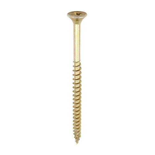 TIMCO C2 Strong-Fix Multi-Purpose Premium Countersunk Gold Woodscrews - 6.0 x 120 - Image