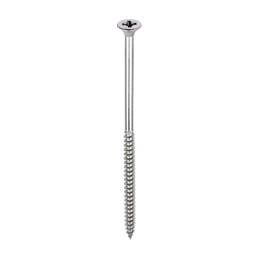 TIMCO Classic Multi-Purpose Countersunk A2 Stainless Steel Woodcrews - 6.0 x 130 - Image