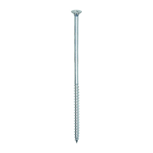 TIMCO Solo Countersunk Silver Woodscrews - 6.0 x 150 - Image
