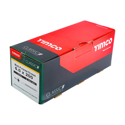 TIMCO Classic Multi-Purpose Countersunk Gold Woodscrews - 6.0 x 200 - Image