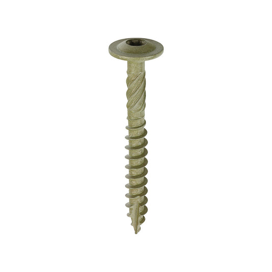 TIMCO Wafer Head Exterior Green Timber Screws  - 6.7 x 60 - Image