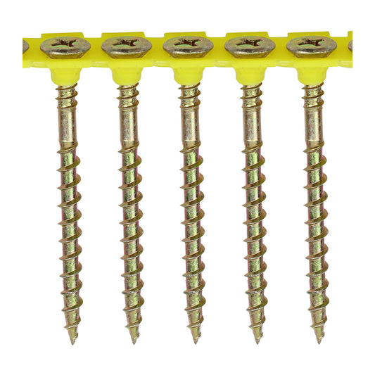 TIMCO Collated Solo Countersunk Gold Woodscrews - 4.5 x 60 - Image