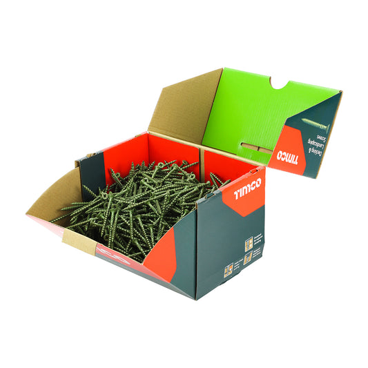 TIMCO Decking Screws Countersunk Exterior Green - 4.5 x 60 - Image