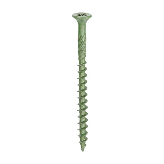TIMCO Decking Screws Countersunk Exterior Green - 4.5 x 60 - Image