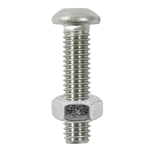 TIMCO Button Socket Screws ISO7380 A2 Stainless Steel - M6 x 16 - Image