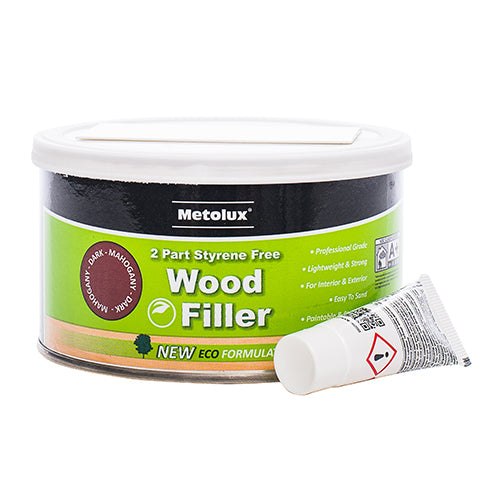 Metolux 2 Part Styrene Free  Wood Filler Redwood - 770ml - Image