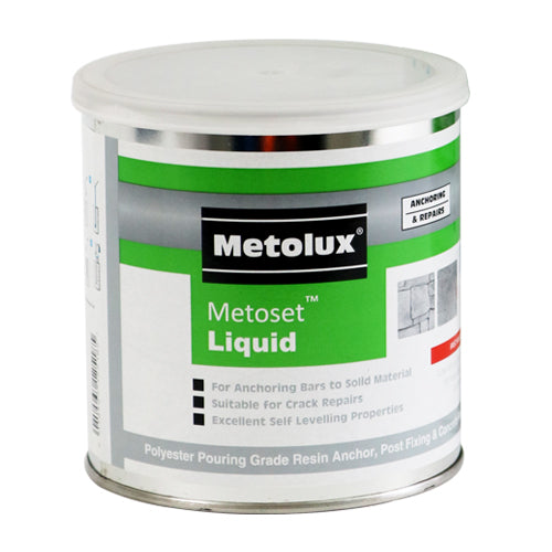 Metolux 2 Part Metoset Liquid Mortar Grey - 5kg - Image