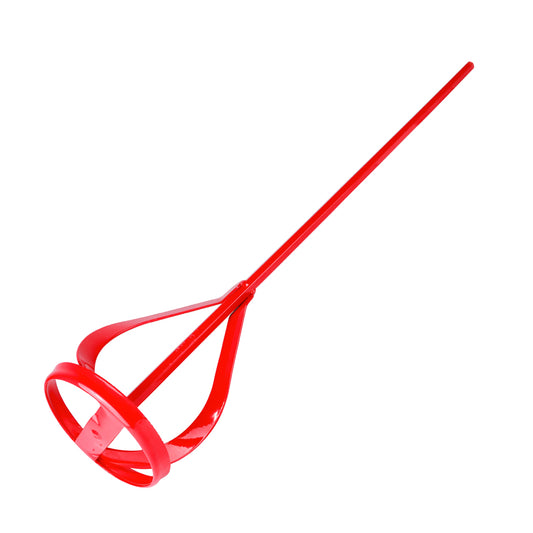 TIMCO Paint Mixer, Paint and Plaster Mixing Paddle for Drill, Red - 600 x 100mm
 - Image