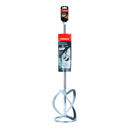 TIMCO Professional Mixing Paddle for Plaster, Paint, Cement, Mortar & Adhesive, Heavy Duty M14 - 600 x 140 - Image
