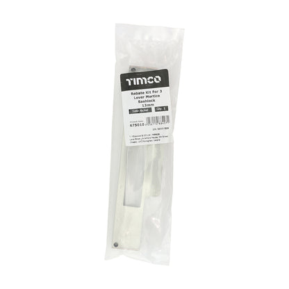 TIMCO 3 Lever Sashlock Rebate Kit - Satin Nickel - 13mm - Image