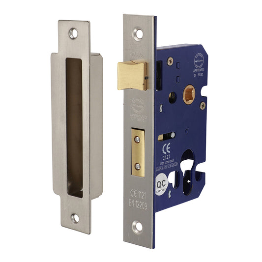 TIMCO Euro Sashlock Satin Nickel - 66mm - Image
