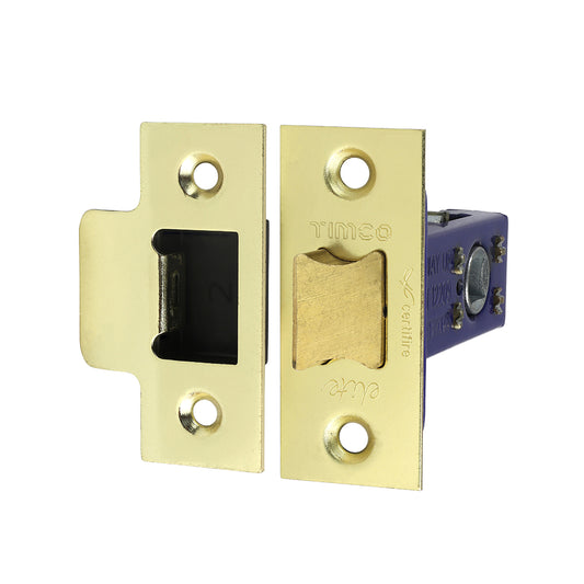 TIMCO Architectural Tubular Latch - Electro Brass & Satin Nickel - 64mm - Image
