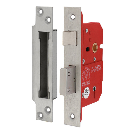 TIMCO 5 Lever British Standard Sashlock - Stainless Steel - Satin - 66mm - Image