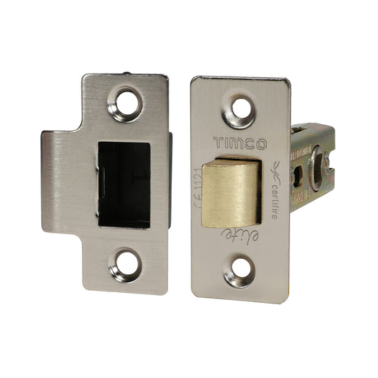 TIMCO Tubular Latch - Satin Nickel - 67mm - Image