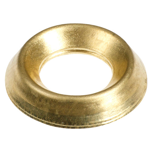 TIMCO Screw Cups - Electro Brass - To fit 6 Gauge Screws - Image