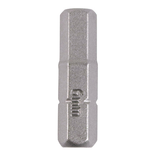 TIMCO Hex Driver Bit S2 Grey - 6.0 x 25 - Image