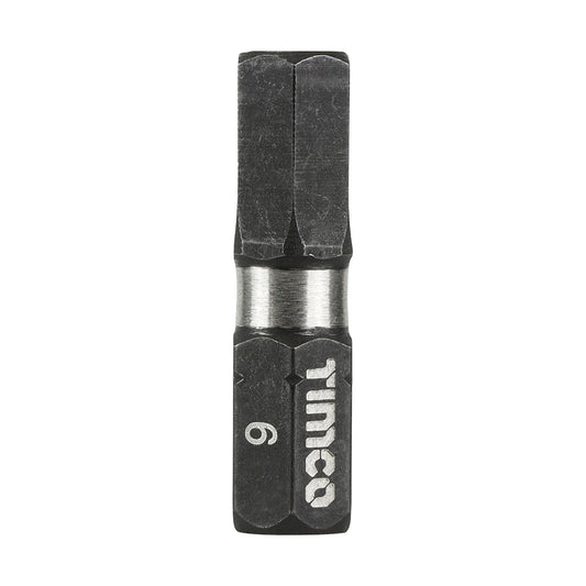 TIMCO Impact 25mm Hex Bits - 6.0 x 25 - Image