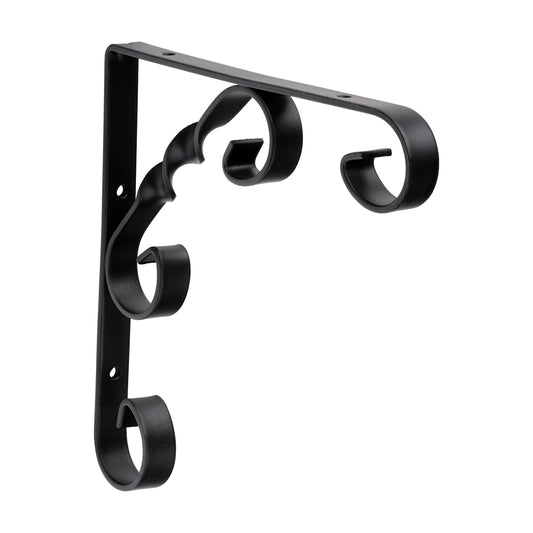 TIMCO Scroll Bracket - Black - 6 x 6" - Image