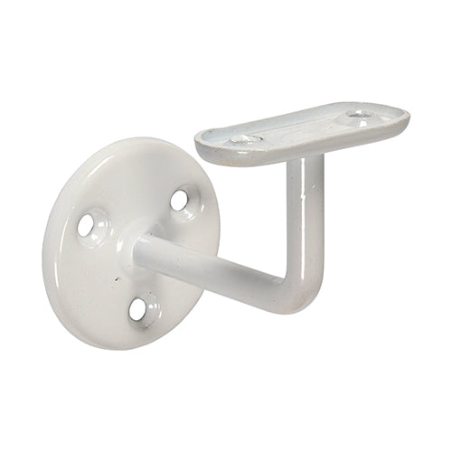 TIMCO Steel Handrail Bracket White - 63mm - Image